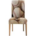 thumbnail image 1 of ABPHQTO Montones y montones de pelotas de béisbol Funda protectora para silla Funda protectora para asiento para comedor Hotel Fiesta de bodas Juego de 1, 1 of 4