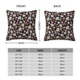 thumbnail image 2 of Pofeuu Daisies Flowers Print Double-sided plush pillowcase Square Throw Pillow Covers Pillows Cover for Living Room Bedroom Sofa Couch Cushion Cover（No pillow core）-22"x22", 2 of 7