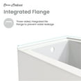 thumbnail image 5 of Ivy 54'' x 30" Bathtub with Apron Left Hand Drain in White, 5 of 11