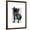 Brown Frame, variant on Art.com Graduation French Bulldog Stretched Canvas Print Wall Art by Fab Funky, 12" x 16"