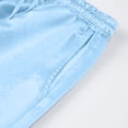 thumbnail image 5 of SAWOBUUN Mens Shiny Ice Silk Pants Breathable Straight Leg Elastic Waist Trousers Loose Fit Stage Dance Party Lounge Pants, 5 of 8