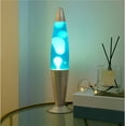 thumbnail image 3 of Urban Shop 16" Blue Lava Motion Volcano Lamp, White Wax in Blue Liquid, Silver Metal Base, 3 of 10