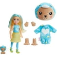 thumbnail image 7 of Barbie Cutie Reveal Costume-Themed Series Chelsea Small Doll & Accessories, Teddy Bear as Dolphin, 7 of 7