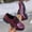 #0080-Wine, variant on Trendy Women's Platform Lace-Up Oxfords with Glossy Patent Upper, Shock-Absorbing Thick Sole Low Heel Comfort Shoes, Padded Footbed Lightweight Walking Shoes for Office Outfits Gift