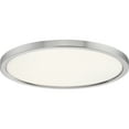thumbnail image 4 of Quoizel Outskirt 20" Diameter Flush Mount in Rustic Black/Brushed Nickel - OST1720BN, 4 of 4