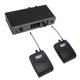 thumbnail image 3 of Inalámbrico de monitor de oído, Profesional de retorno de oído de monitor uhf de 1 remolque y 2 canales con auriculares y 2 petacas para estudio desprecio, 3 of 7