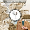 thumbnail image 5 of Yl-YANG Fuzz Remover Rechargeable, HOMEASY Electric Lint Remover Shaver with 2 Blades, Sweater Couch Fabric Pill Shaver for Sweater, Couch, Furniture (White)90*107*190mm, 5 of 5