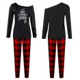 thumbnail image 6 of Women Christmas Pajamas Set Long Sleeve Loungewear Two-Piece Sleepwear Santa Claus Holiday Pajamas Nightgown, 6 of 7