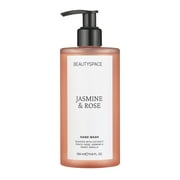 (2 pack) BEAUTYSPACE Jasmine and Rose Liquid Hand Soap, 11.8 oz