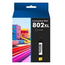 (1-Pack T802XL, Black) 802 802xl Ink Cartridge Compatible for Epson ink 802 XL 802XL Workforce Pro WF-4730 WF-4720 WF-4734 Printer