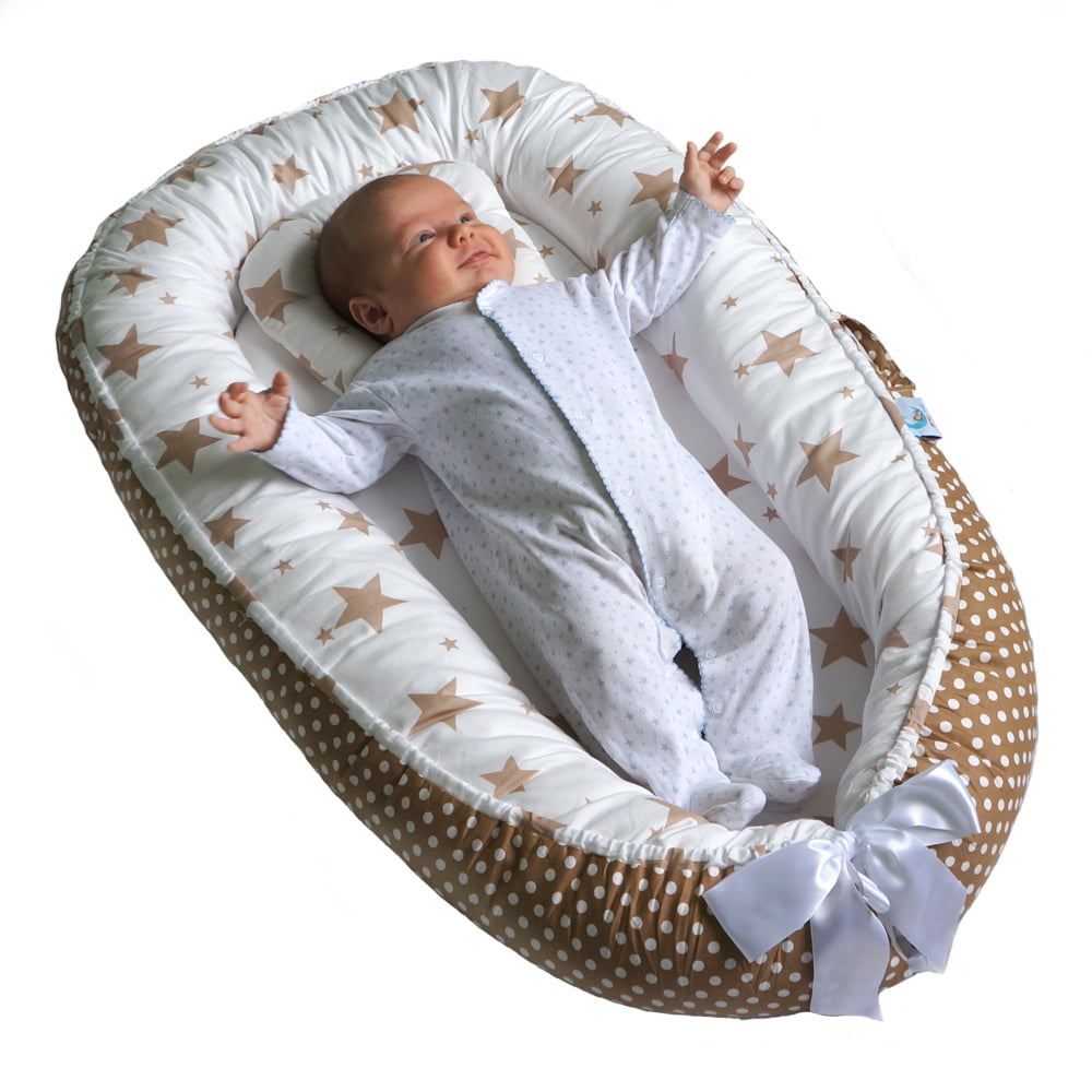 Bitsy-Boo Newborn Bed Nest Lounger Baby Crib Baby Coffee