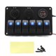 thumbnail image 1 of Panel De Interruptor Basculante Para Barco Marino De 6 Bandas, Panel De Interruptor Led Resistente Al Agua, Pantalla Digital, Puerto Usb Dual Para Coche, Camión, Barco Marino Guardurnaity VI004238-00, 1 of 7