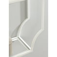 thumbnail image 4 of Kate and Laurel Ciel Glam Geometric Wall Shelf, 18 x 24, White, Decorative Shelves for Use as Over-the Toilet Storage or Bedroom Display Shelving, 4 of 10