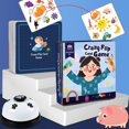 thumbnail image 2 of OUTAD Playing Card Game Bump Card Game Memory Training Matching Card Game Children Animal Cognitive Education Toy, 2 of 5