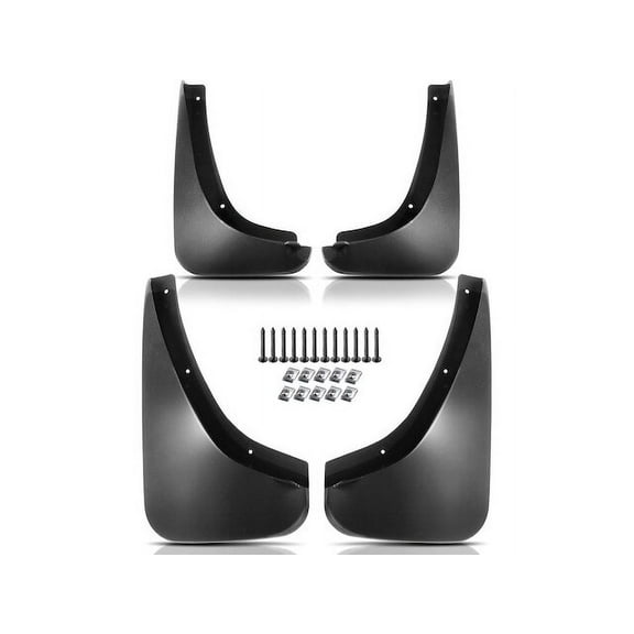 Mud Guard Set 4 - Compatible with 2006 - 2009 Pontiac Solstice 2007 2008