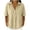 Beige, variant on Women's Short Sleeve Summer Casual Rayon Linen Solid Lapel Button Snap V Neck Top