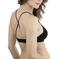 thumbnail image 4 of ToBeInStyle Women's Crisscross Back Bralette - Black - XS/S, 4 of 4