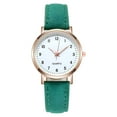 thumbnail image 3 of DESIGNICE Women'S Watches, Classic Quartz Watch with Luminous Easy Read Dial, Leather Watch Band, Vintage Small Face Round Watches for Women, Birthday Gift for Ladies (Green), 3 of 7