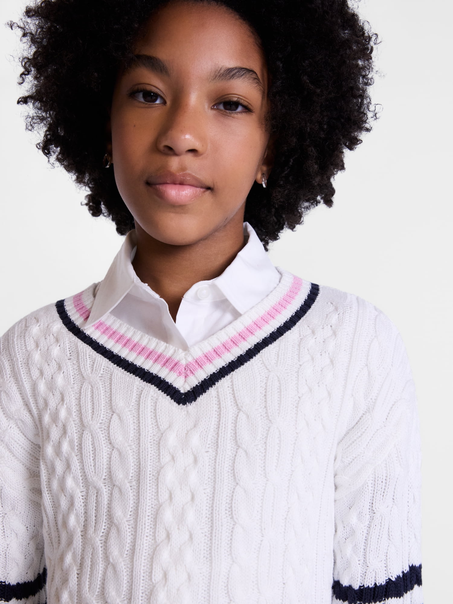 Weekend Academy Girls Sweater Vest, Sizes 4-18