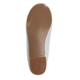 thumbnail image 6 of Badgley Mischka Low Heeled Ballerinas (Little Kid Sizes), White Patent, 13, 6 of 7