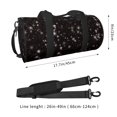 thumbnail image 4 of ZICANCN Snow Snowflake Unisex Travel Duffle Bag - Sports Tote Gym Bag Airplane Weekenders Bags for Women Men, 4 of 8