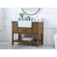 thumbnail image 2 of Elegant Decor Clement 42" Single Bathroom Vanity with Backsplash in Driftwood, 2 of 8