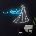 thumbnail image 2 of Handmadetneonsign Bridal Boutique Led Sign, Bridal Neon Sign, Wedding Dress Led Light, Clothing, 2 of 5