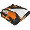 thumbnail image 2 of Halloween Throw Blankets Super Soft Blanket Halloween Bat Pumpkin Cozy Blanket for Bedroom and Living Room 50"X40", 2 of 6