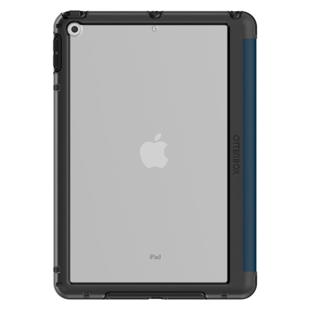 OtterBox Symmetry Series 360 Case For IPad (7th, 8th, 9th Gen) | Folio Stand, Clear Back, Magnetic Sleep/Wake