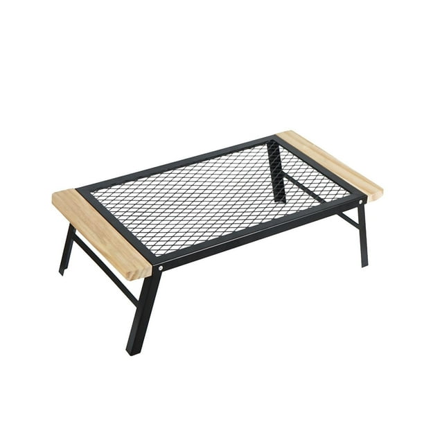 Mesa de camping plegable, mesa de exterior, muebles de camping ultraligeros, mesa de parrilla estable, mesa de playa para barbacoa al aire libre