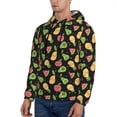 thumbnail image 2 of Hoodies for Men - Cute Pear Mango Watermelon Pineapple Long Sleeve Comfrt Men'S Fashion Hoodies & Sweatshirts, Sweatshirts for Men Hoodies Pullover Clothing Clothes with Pouch, 2 of 7