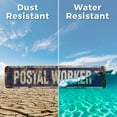 thumbnail image 5 of POSTAL WORKER Vintage Style Rustic Street Sign – APWU RFD Postal Postage Mail Retro Decorative Wall Sign for Home, Bar, Garage, or Outdoor Use | 6" X 24" Aluminum Metal Road Sign, 5 of 6