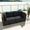 Black, variant on TANGJEAMER 2 Pieces All-Weather PE Rattan Sectional Sofa with Cushions for Party and Family Gathering(Black)
