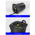 thumbnail image 2 of Kenally de vehículo Toma de corriente Dispositivo de carga artesanal Suministros multifuncionales para automóviles Adaptador dual Paneles de instrumentos para automóviles Verde, 2 of 6