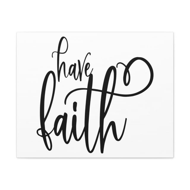 Scripture Walls Have Faith 2 Corinthians 5:7 Christian Wall Art Print Ready to Hang Unframed