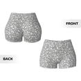 thumbnail image 3 of Sikiie Dice Cubes Print Workout Shorts Women Scrunch Butt Gym Shorts Seamless High Waist Tummy Control Yoga Biker Athletic Shorts, 3 of 5