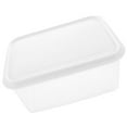 thumbnail image 4 of Caja de fermentación de masa de pizza con tapa sellada, recipiente de plástico vacío para masa y verduras, 4 of 6