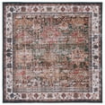 thumbnail image 7 of SAFAVIEH Tucson Faith Traditional Machine Washable Runner, 2'6" x 8', Ivory/Green, 7 of 7