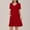 Red, variant on Fengqque Nursing Maternity Maternity Postpartum Comfort Dress Pajamas Casual Comfort Solid Color Button Pregnant Short Sleeve V-Neck Dress
