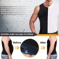 thumbnail image 3 of Sauna Sweat Vest Slimming Body Shaper Waist Trainer Corset Lower Fat Belly Workout Tank Top for Men, 3 of 7