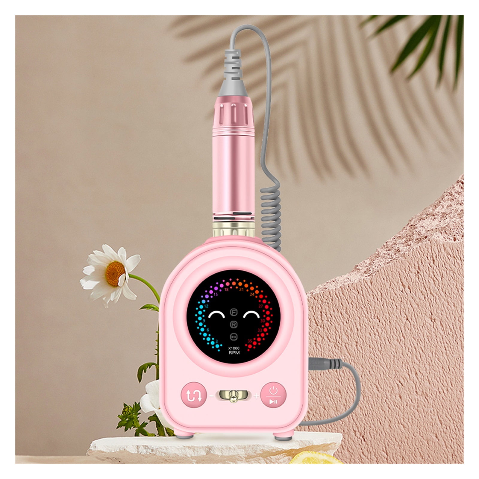 Portable 35000RPM Electric Nail Drill Machine, Nail File LED Display Manicure Machine, Drill Machines Profesional Nail ,Low Noise