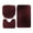 Deep Red, variant on Godom Red 3 pieces bathroom rug Non-Slip Set bath mats super soft plush with toilet lid cover