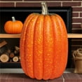 thumbnail image 3 of Pumpkins under $5! Yannianjz Large Pumpkins for Decorating - Foam Decorative Artificial Pumpkins for Fall Decor, Paintable, Perfect for Halloween, Thanksgiving Table Decor, 3 of 9
