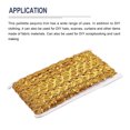 thumbnail image 3 of Uxcell 15 Yard Sequins Beaded Lace Trim 1.1 inch Wave Braid Trim Strip for Crafts, Embellishments, Costume Gold, 3 of 6