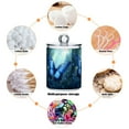 thumbnail image 6 of Yayeee 4 Pack Qtip Holder Bathroom Cotton Swab Canister with Lid Clear Dispenser Set, Blue Butterfly, 6 of 6