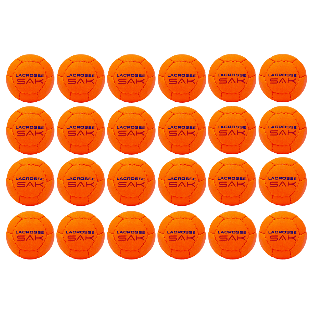 Less Bounce Practice Ball for Indoor Gym Soft Lacrosse Training Ball Orange