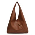 thumbnail image 1 of Bolso Hombro Mujer PU Slouchy Hobo Bag Gran Capacidad Vintage Shopper, 1 of 9