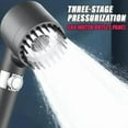 thumbnail image 4 of ZYLER- High-Pressure Shower Head 3-Mode Adjustable Spray With Massage Brush Filter Rain, 4 of 6