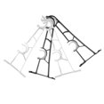 thumbnail image 3 of 4pcs Double Curtain Rod Bracket: Heavy Duty Double Curtain Rod Brackets - Aluminum Alloy Wall-Mounted Holders For Window Drapes, 3 of 3