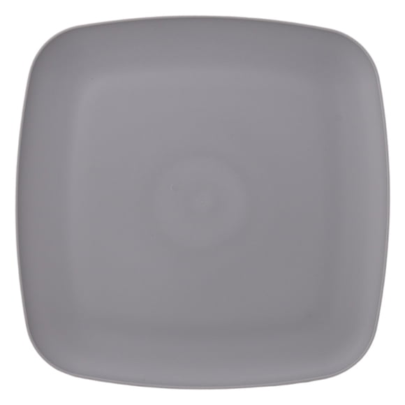 Plato Mainstays Cuadrado de Plástico 27 cm Gris